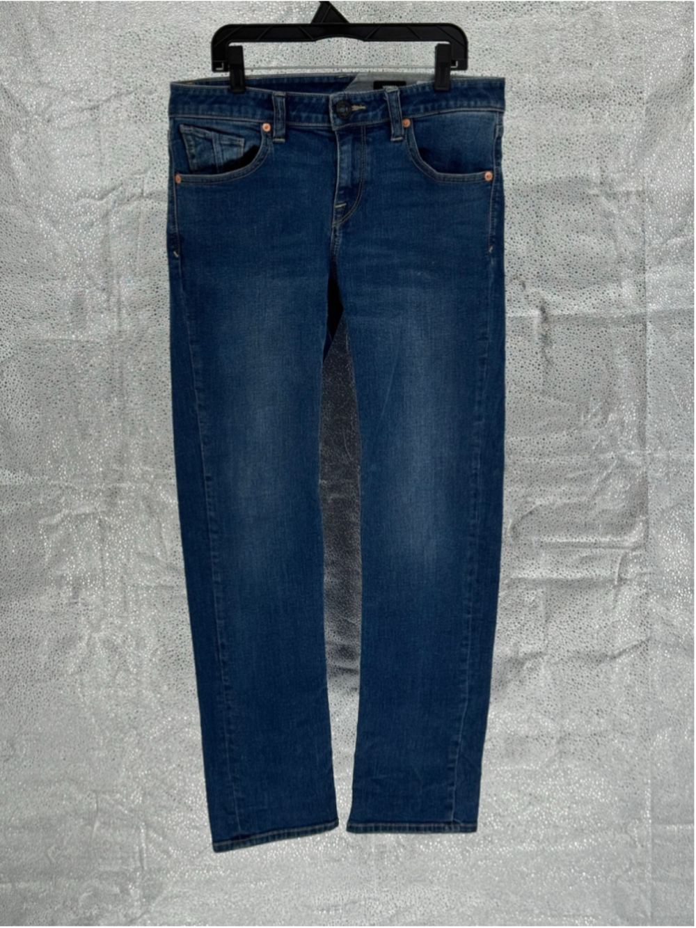 Men's Volcom Vorta Straight Leg Jeans Blue